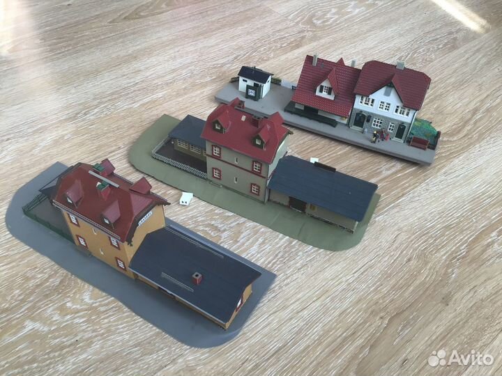 Для макета железная дорога вокзал виадук