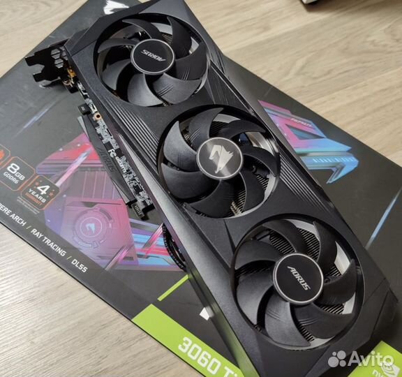 Видеокарта Gigabyte 3060ti aorus