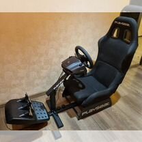 Игровой руль Logitech G923 + кокпит Playseat