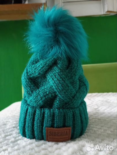 Шапка женская Original Siberia бирюзовая