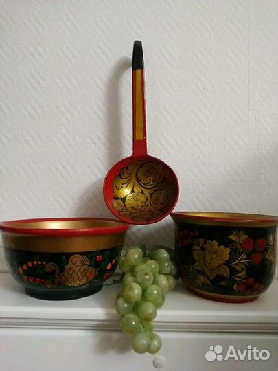 Посуда деревянная для осенних поделок