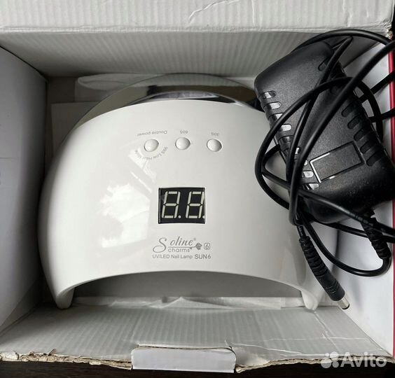 Лампа для маникюра soline charms LED/UV lamp