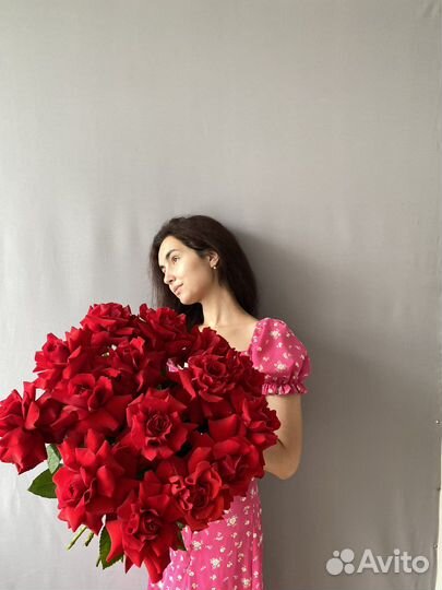 Красные розы 15 шт доставка цветов