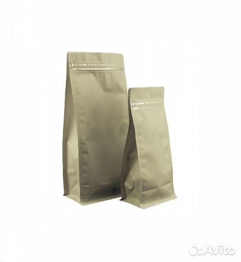 Восьмишовный пакет с клапаном дегазации 0,25 кг