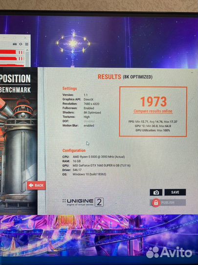 Видеокарта gtx 1660 super 6gb