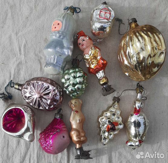 Елочные игрушки СССР