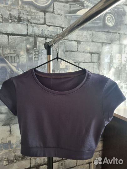 Кроп топ футболка