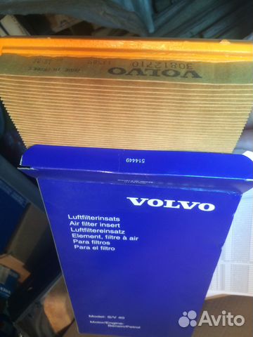 Фильтр воздушный двигателя Оригинал. volvo S40 V40