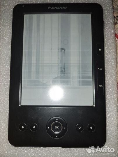 Электронная книга Digma e600. Нераб экран