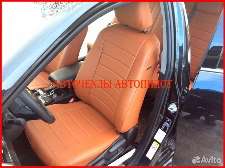 Чехлы Автопилот Toyota Camry v50 из экокожи
