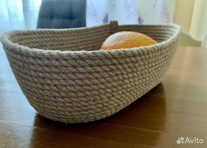 Корзина из джута