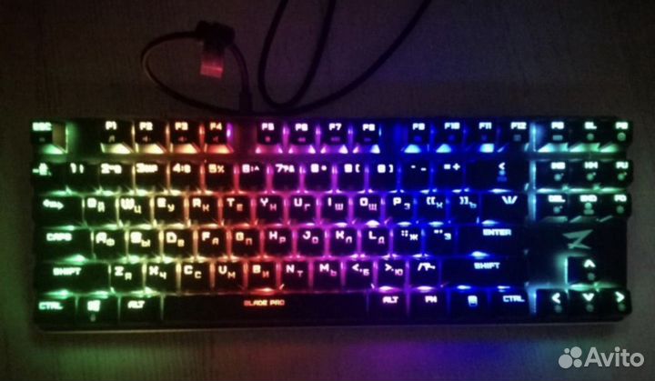 Клавиатура игровая ZET gaming Blade Kailh Red
