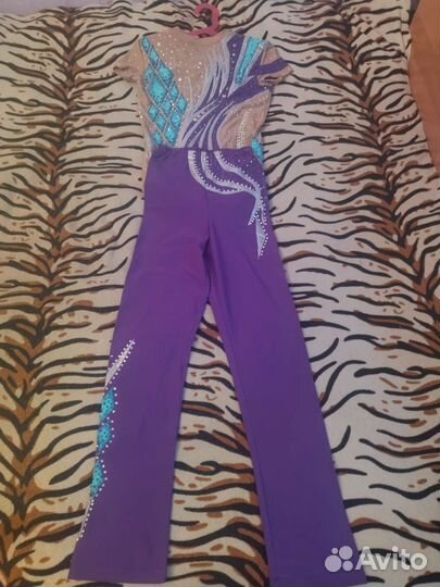 Купальник с брюками для спортивной аэробики