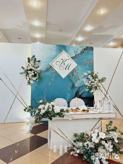 Свадебное оформление, свадебный декор, флористика