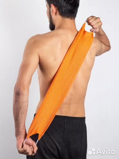 Японская мочалка-стрейч с ручками (новая)