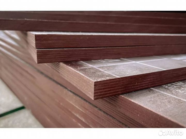 Фанера ламинированная с доставкой, мин. от 2 пачки