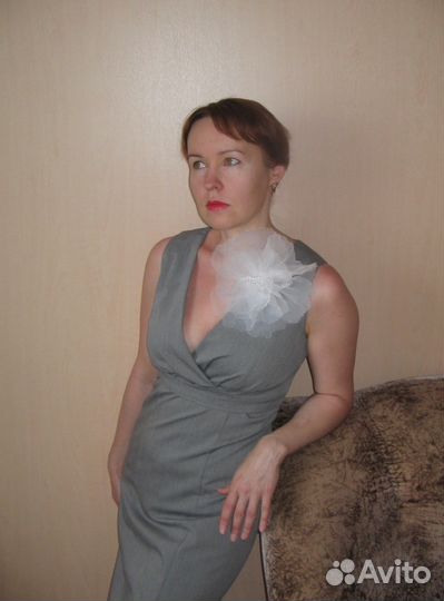 Брошь, шляпка-цветок