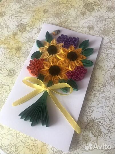 Открытка ручной работы