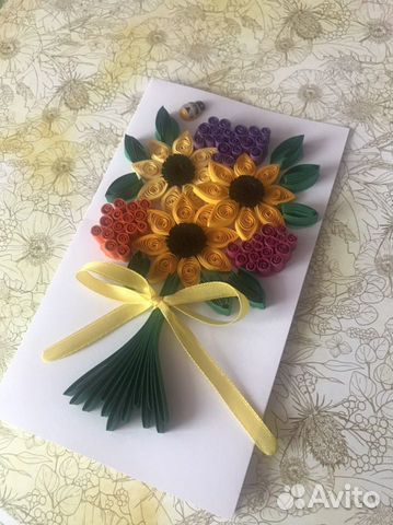 Открытка ручной работы