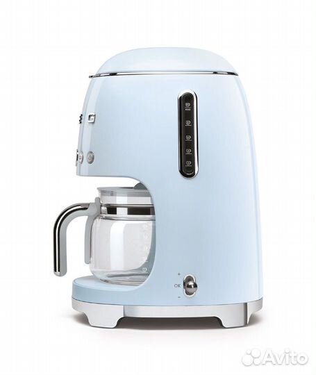 Капельная кофеварка smeg DCF02pbeu, пастельный гол