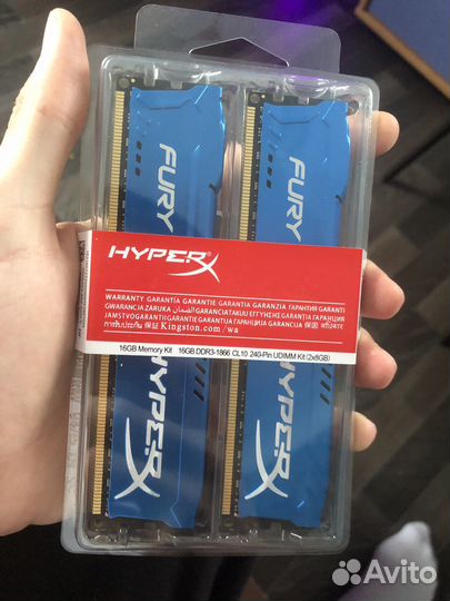 Kingston hyperx 2x8gb 1866Mhz DDR3