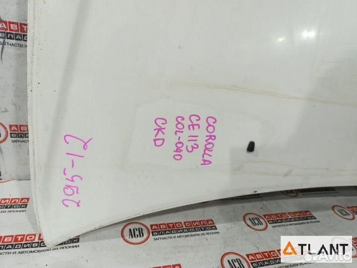 Капот toyota corolla