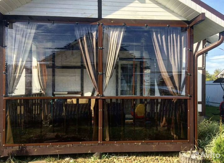 Мягкое окно штора