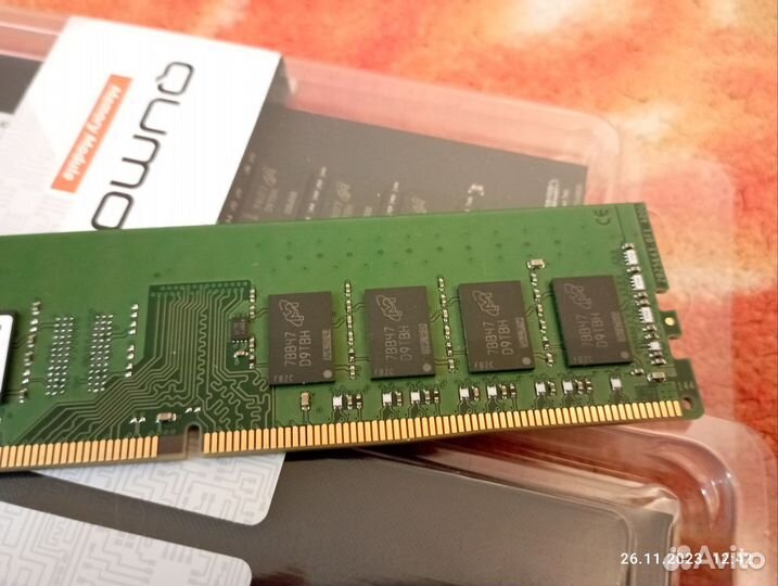 Оперативная память qumo/kingston DDR4 8Gb 2400MHz