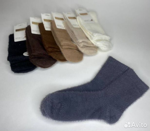 Носки женские из пуха норки