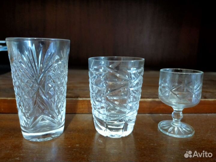 Стопки хрустальные СССР