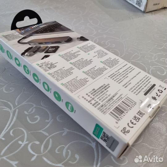 Адаптер-переходник Hoco, Type-C, 6 в 1 хаб