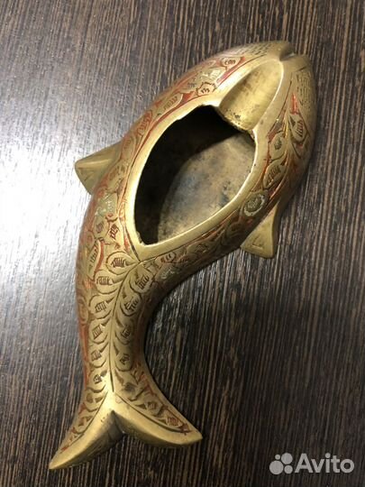 Пепельница СССР латунь