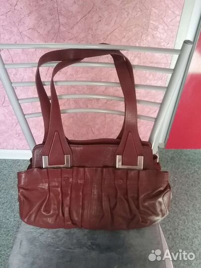 Сумка женская натуральная кожа италия
