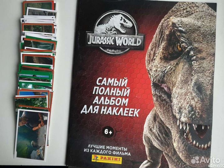 Журнал panini динозавры Jurassic world+60 наклеек