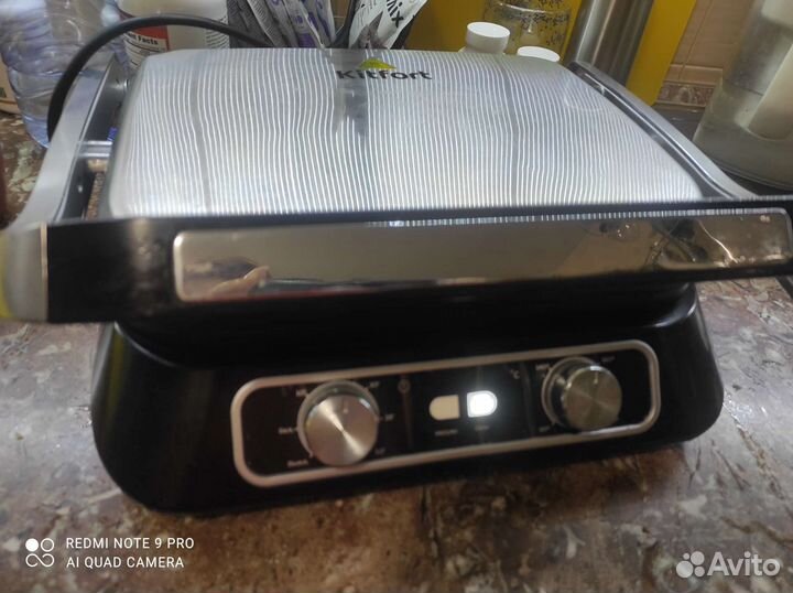 Электрогриль kitfort б/у