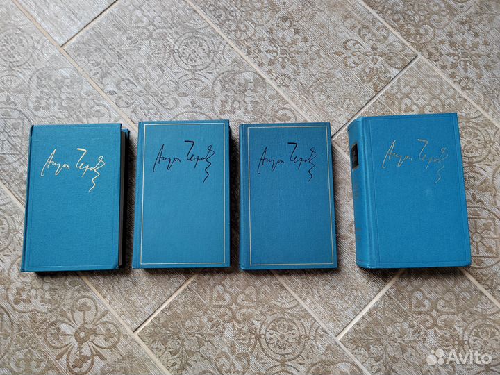 Чехов собрание сочинений, 4 книги