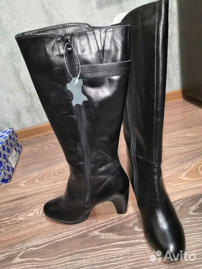 Сапоги женские натуральная кожа размер 39