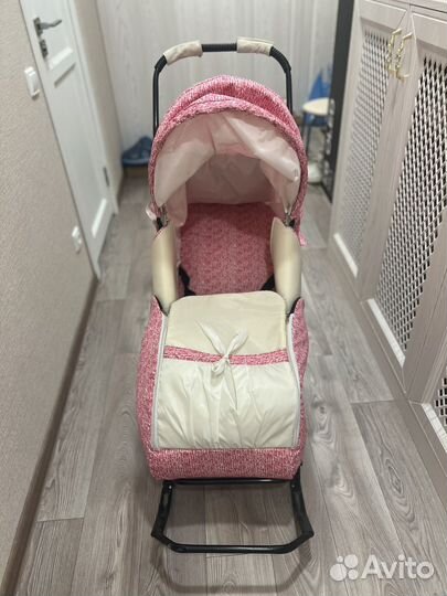 Детские санки коляска