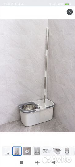 Швабра круглая kari home