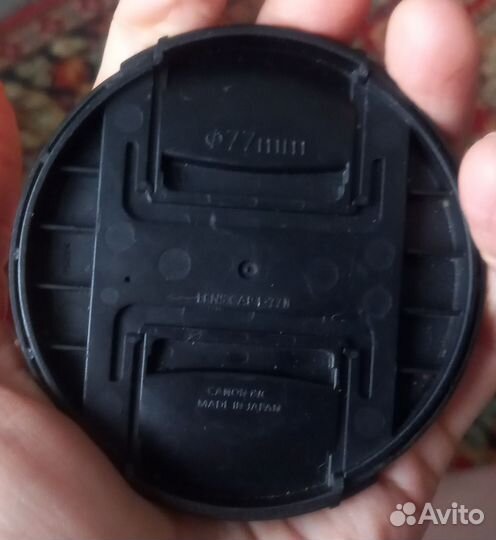 Kрышка для объектива canon