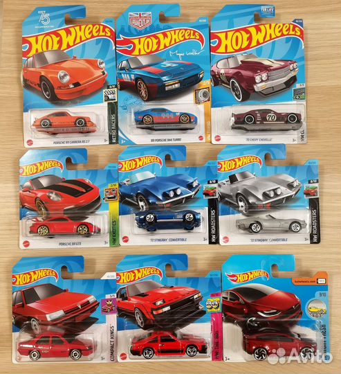 Hot Wheels Porsche, Toyota, Proton, Tesla