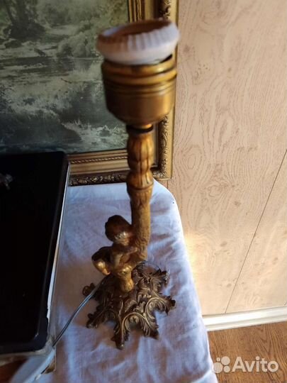 Антикварная лампа Голландия