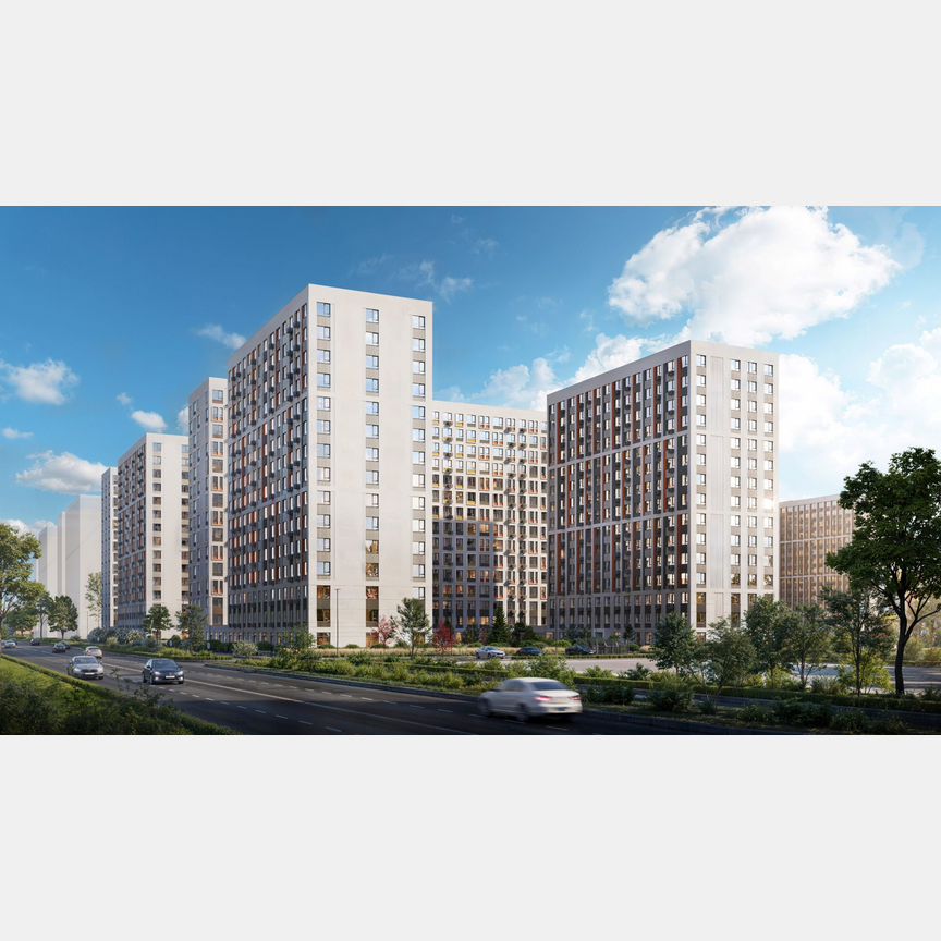 2-к. квартира, 54 м², 2/15 эт.