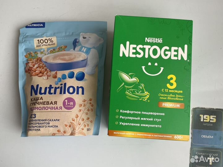 Детская молочная смесь nestogen и гречневая каша