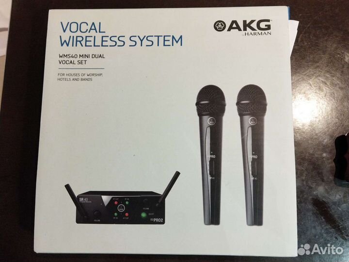Вокальная радиосистема AKG WMS40 mini pro 2