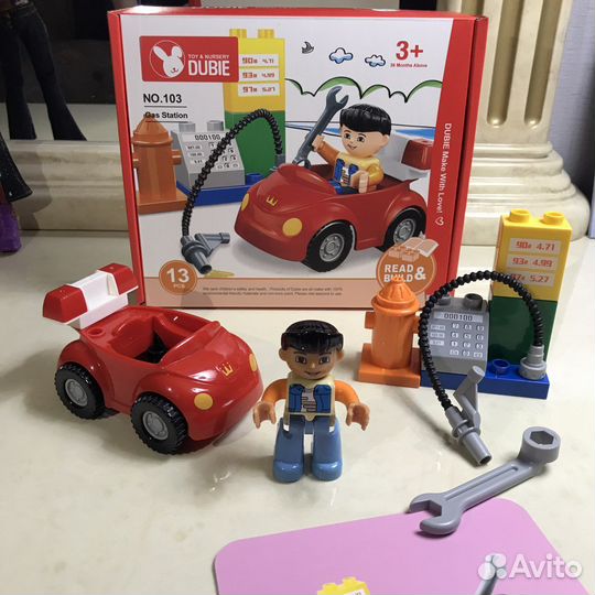 Развивающее лего заправка новое