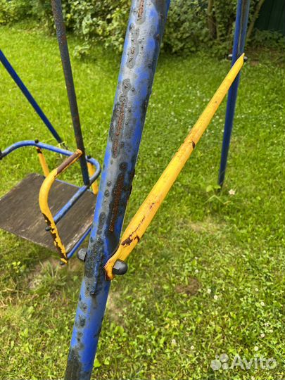 Детские качели уличные бу разборные металлические