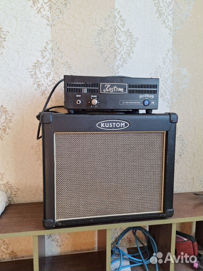 Ламповый стэк Kustom Defender 5H + Celestion Tube