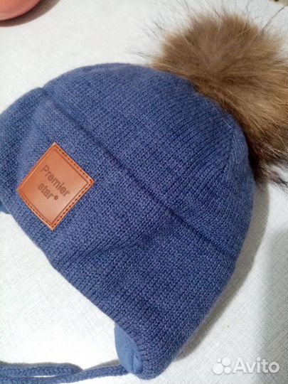 Шапка зимняя Журавлики 52-54