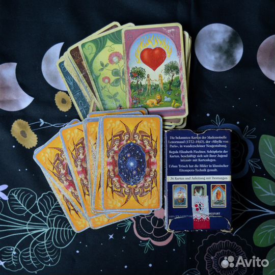 Карты Симболон, Таро, Киппер, Ленорман 4 шт